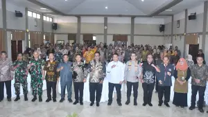 Kepala Disperkim Kabupaten Sukabumi, Sendi Apriadi, menghadiri sosialisasi pencegahan korupsi dan pemulihan aset serta peluncuran SIMPATIK, Kamis (8/10/2026) (Sumber: dokpim)