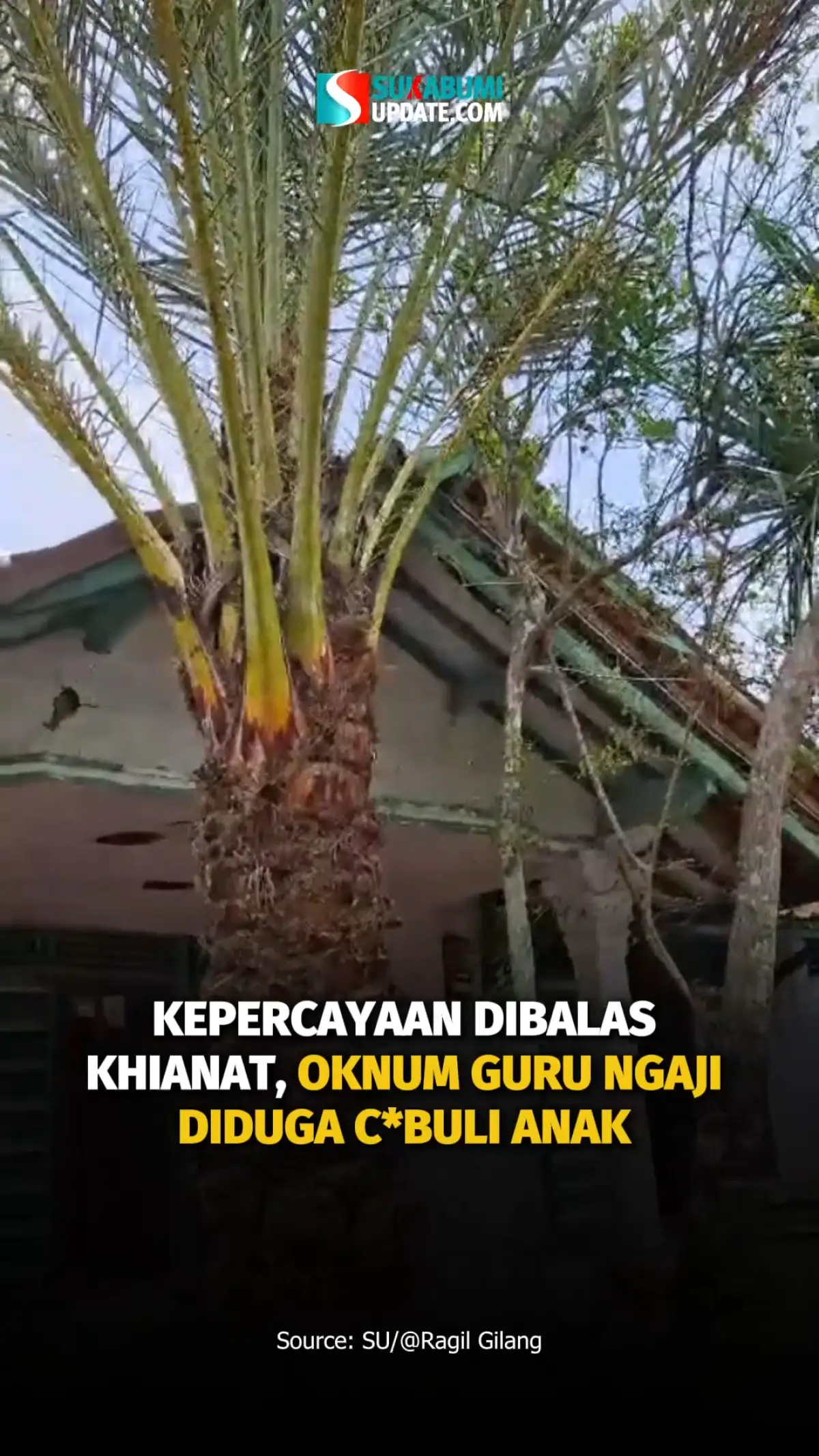 Kepercayaan Dibalas Khianat, Oknum Guru Ngaji Diduga C*Buli Anak