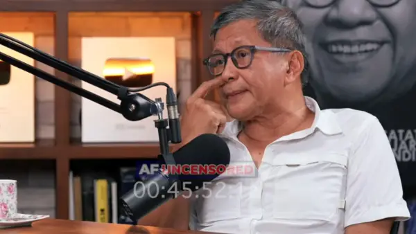 Anggota Wantimpres Rocy Gerung (Sumber: YouTube Akbar Faizal)