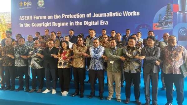 Asean Forum on the Protection of Journalistic Work in the Copyright Regime in the Digital Era. (Sumber: Istimewa)
