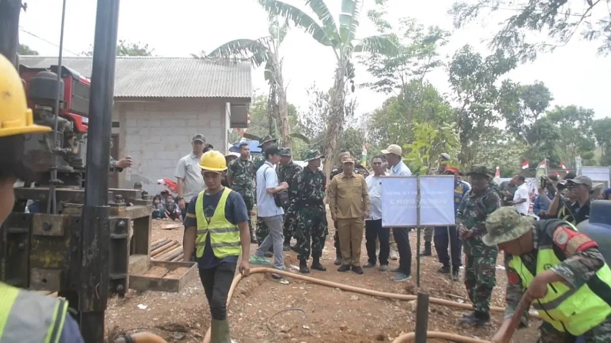 Disperkim Bangun Rutilahu dan Sumur Bor, TMMD ke-130 di Ciemas Sukabumi