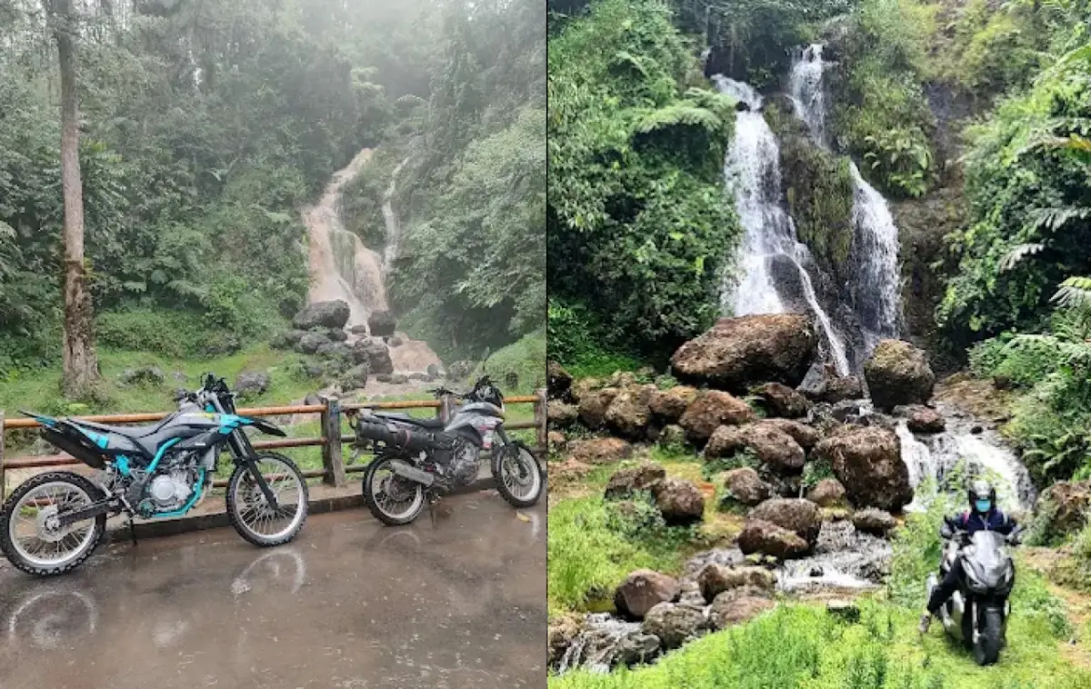 Curug Muril Pagelaran, Air Terjun Unik yang Berada Tepat di Pinggir Jalan