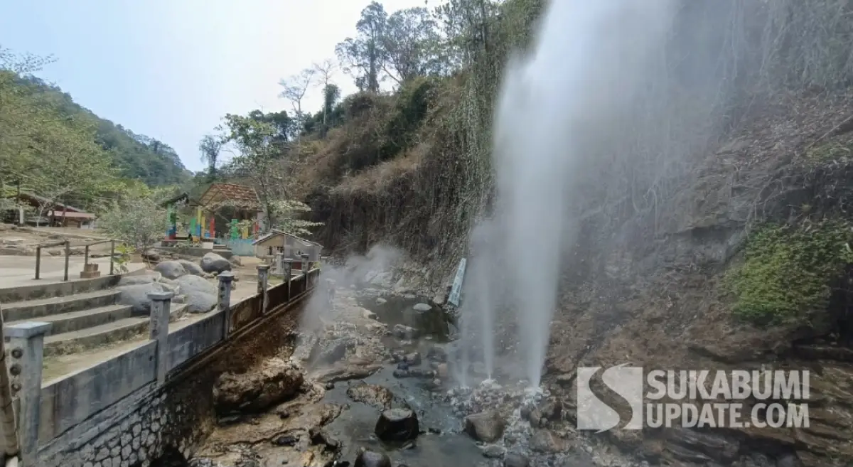 Kemarau Bikin Kunjungan Geyser Cipanas di Sukabumi Turun? Semburan Air Justru Makin Bagus