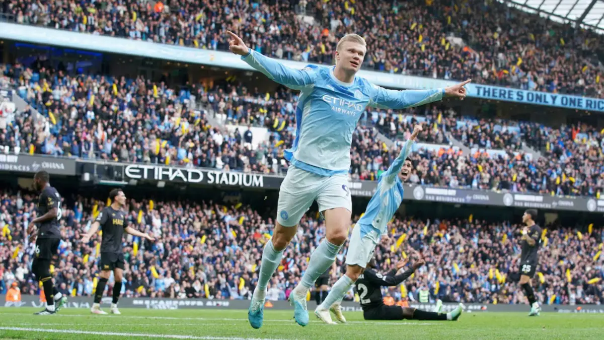 Erling Haaland Cetak Brace, Manchester City Kalahkan Ipswich Town 3-2 di Liga Inggris