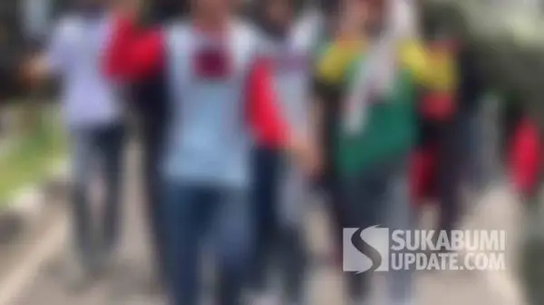 Ilustrasi pelajar ikut aksi massa (Sumber : sukabumiupdate)
