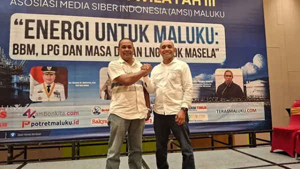 Syarafudin Pattisahusiwa terpilih sebagai Ketua Asosiasi Media Siber Indonesia (AMSI) Maluku periode 2026–2030 dalam Konferwil III yang digelar di Kota Ambon, Selasa (20/10/2026). (Sumber : AMSI).