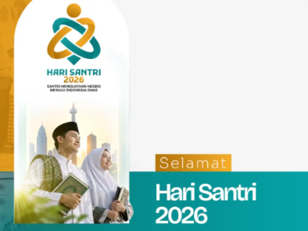 17 Link Twibbon Hari Santri Nasional 22 Oktober, Banyak Desain Baru dan Menarik