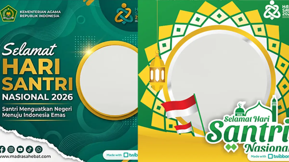 40 Link Twibbon Hari Santri Nasional 2026, Gratis Tinggal Download!