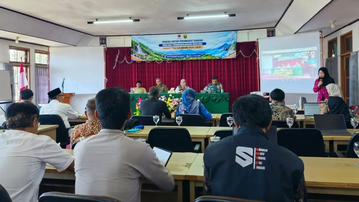 Forum Perangkat Daerah penyusunan RPB Kabupaten Sukabumi, Kamis (22/10/2026). | Foto: Istimewa