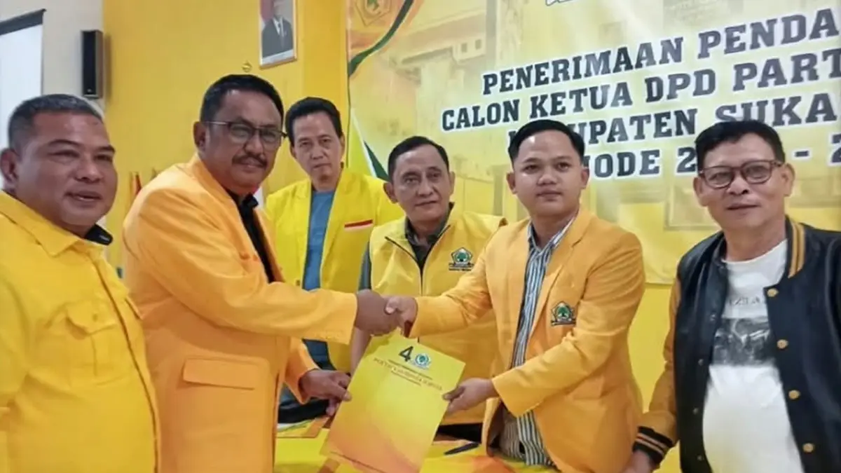 Bupati Asep Japar Serius Maju di Musda Golkar Sukabumi, Ambil Sendiri Formulir Balon