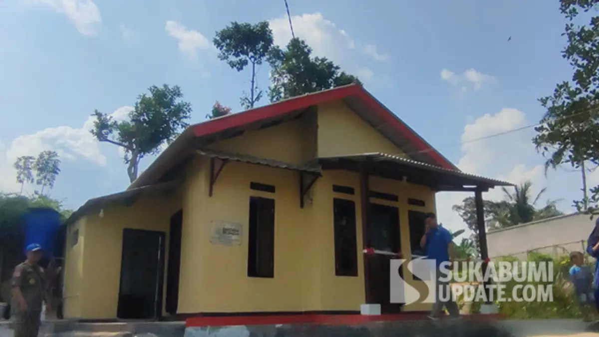Rumah milik Tirta Mulyadi di Kampung Benteng, Desa Kutajaya, Kecamatan Cicurug, Kabupaten Sukabumi.