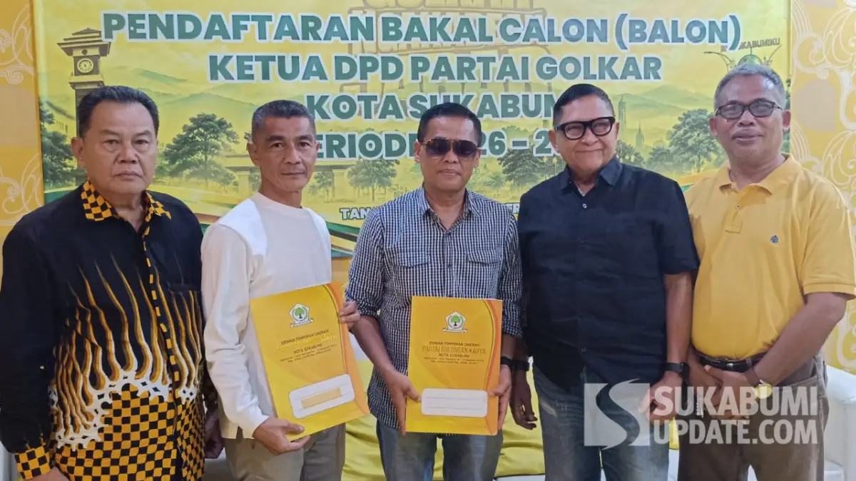 Dua Mantan Ketua KNPI Berebut Kursi Golkar 1 Kota Sukabumi