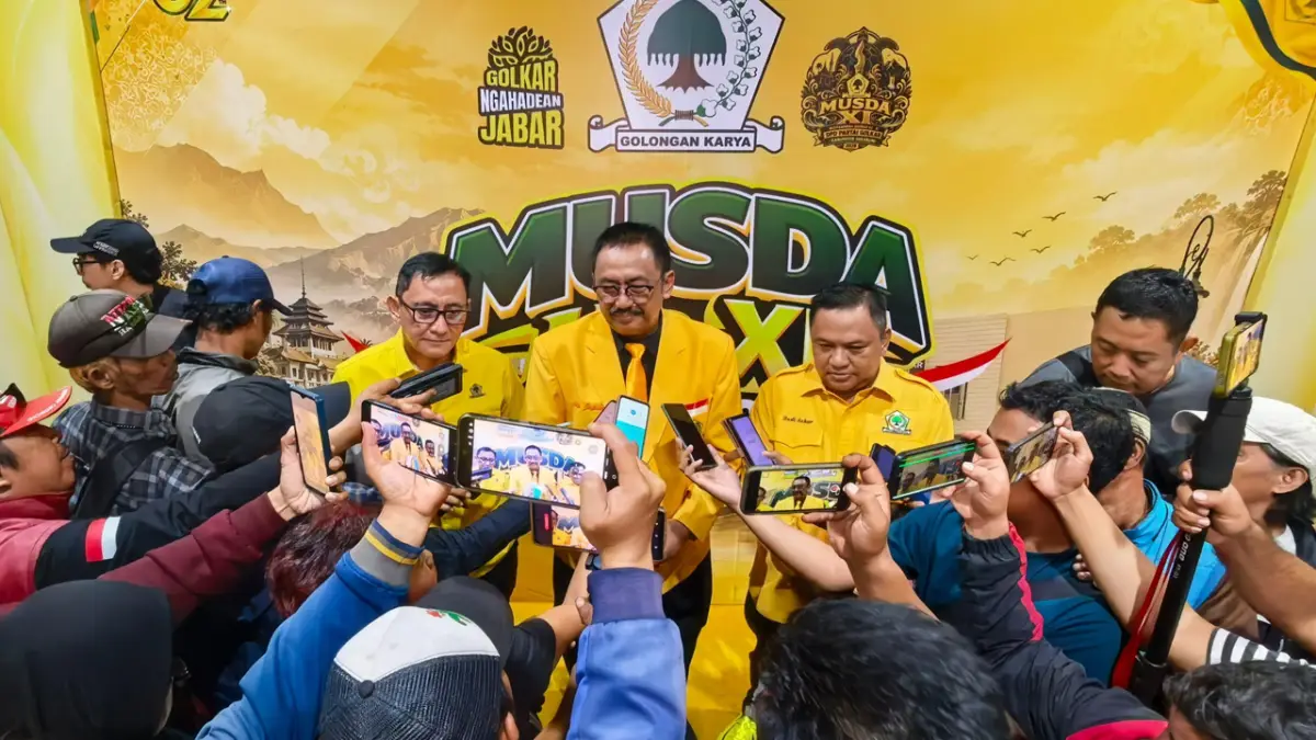 Dinamika Dua Kandidat Berakhir, Asep Japar Terpilih Aklamasi Pimpin Golkar Sukabumi
