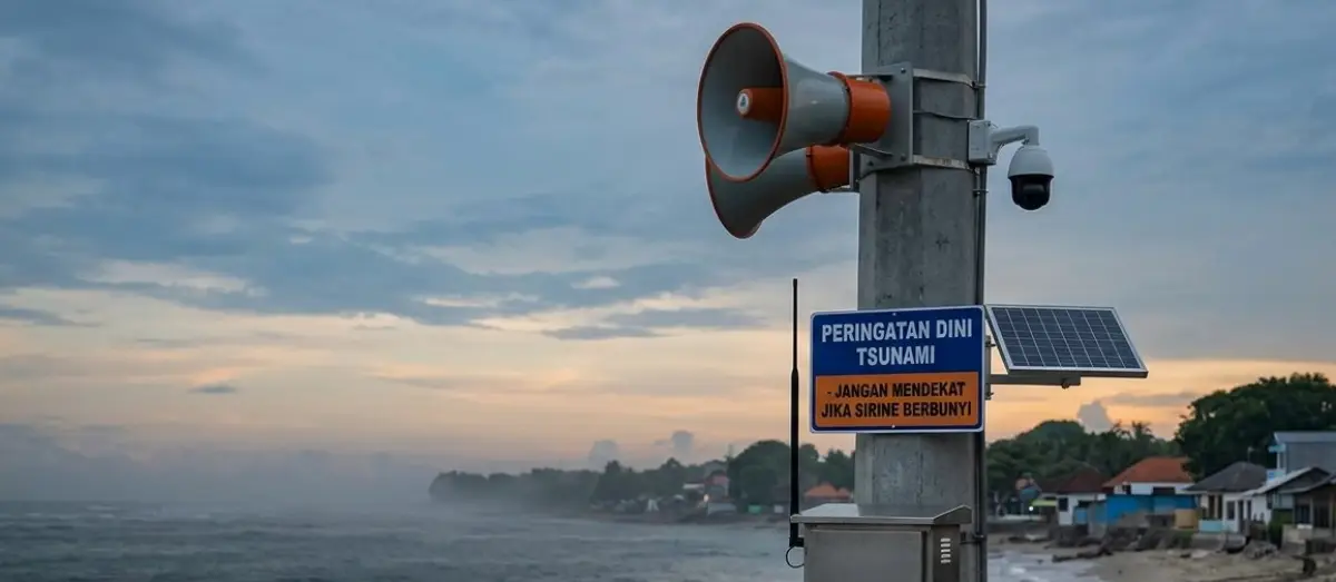 Mayoritas Sirine Peringatan Dini Tsunami di Pesisir Sukabumi Tak Berfungsi, Terkendala Jaringan