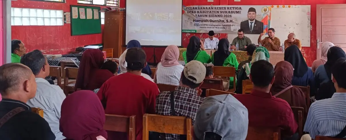 Reses 2026 anggota DPRD Kabupaten Sukabumi Hamzah Gurnita di Cisolok