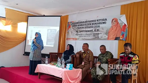 Anggota DPRD Kabupaten Sukabumi dari Fraksi PKS, Leni Liawati. (Sumber : SU/Ilyas).