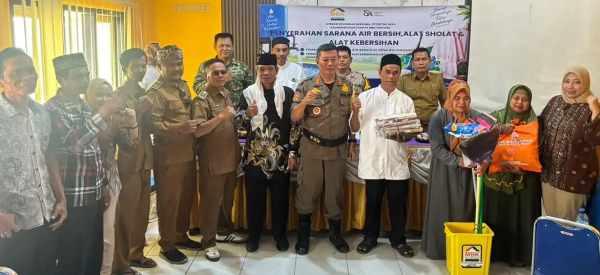 Selain sumur bor, MBK Ventura juga menyerahkan bantuan lainnya untuk warga Bantargadung Kabupaten Sukabumi