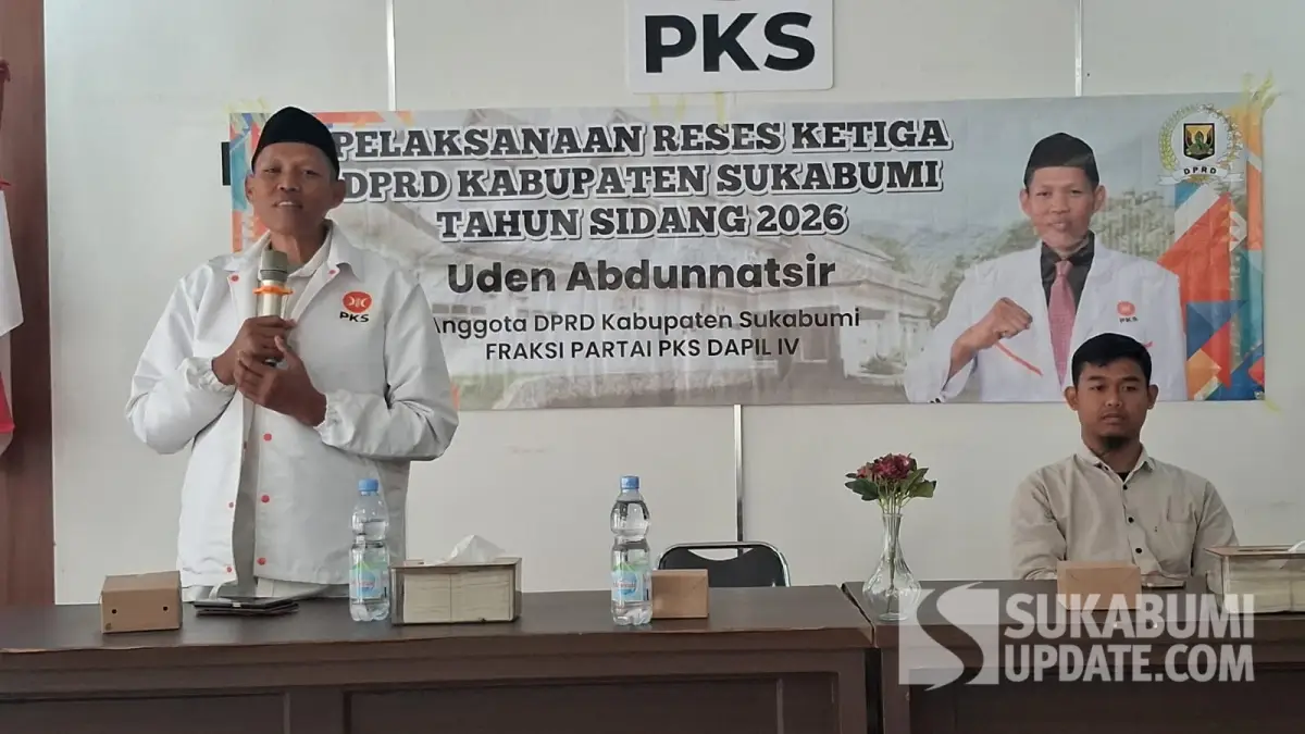 Kegiatan reses Anggota Komisi IV DPRD Kabupaten Sukabumi Fraksi PKS Uden Abdunnatsir. | Foto: Istimewa