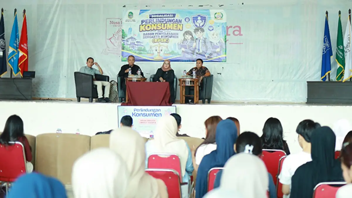 Mahasiswa Nusa Putra University Dibekali Pemahaman Perlindungan Konsumen oleh BPSK Sukabumi