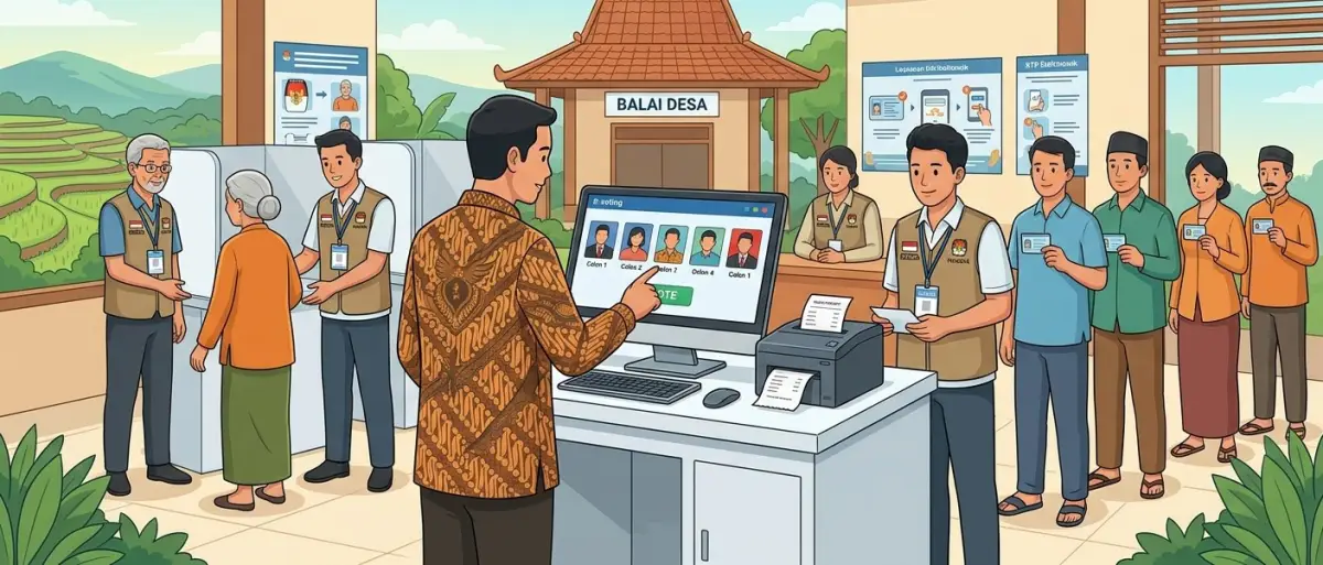 KDM Pilih e-voting, Melihat Persiapan Pilkades 240 Desa di Kabupaten Sukabumi