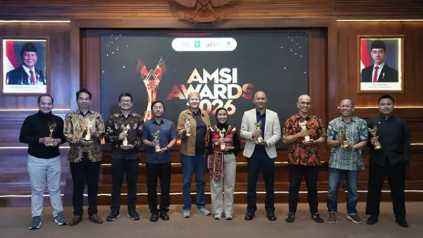 10 media dari berbagai kategori meraih penghargaan AMSI Awards 2026. (Sumber : AMSI).