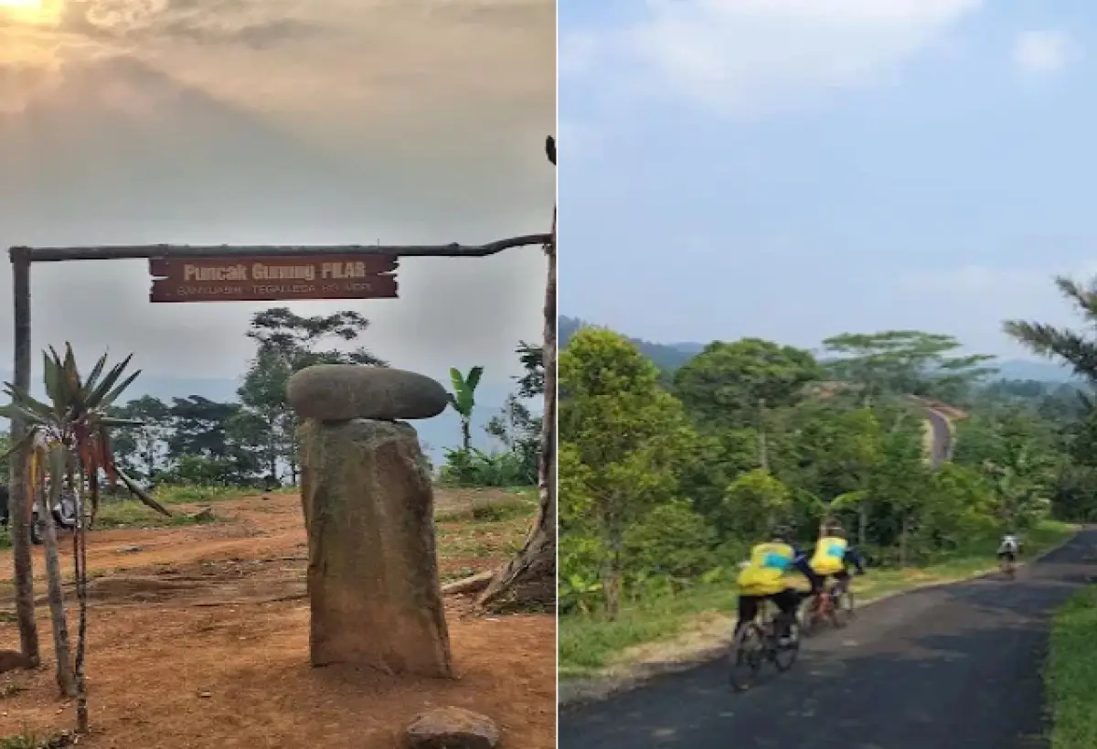 Puncak Gunung Pilar Cigudeg, Wisata Alam dengan Panorama Perbukitan yang Cocok Untuk Gowes