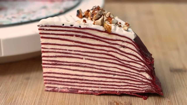 Mille Crepes Cake Red Velvet