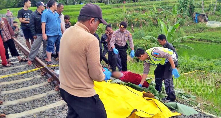 Ini Upaya Polisi Ungkap Identitas Wanita Tertabrak Kereta Api di Kebonpedes Sukabumi