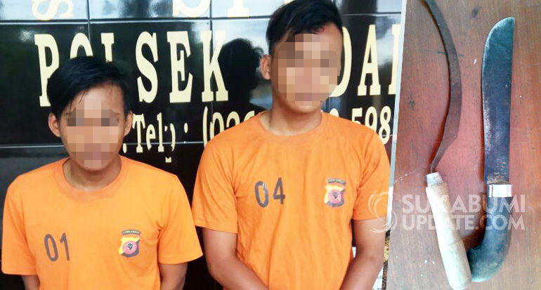 Dilimpahkan Ke Polres Sukabumi, Ini Pengakuan Pelaku Pembacokan di Cidahu