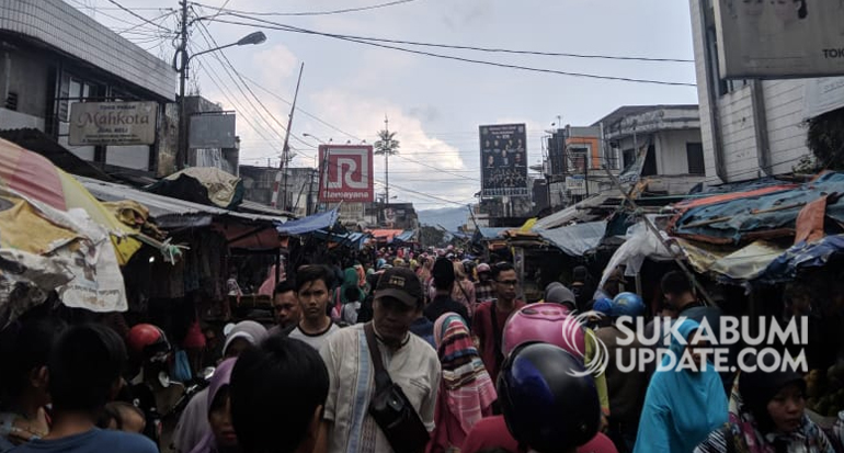 Penampakan Jalan Kapten Harun Kabir Kota Sukabumi Jelang Ramadan