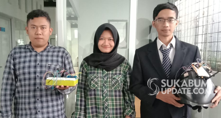 Helm Cerdas Berbasis IoT Bisa Cegah Begal Motor, Karya Mahasiswa NPU Sukabumi