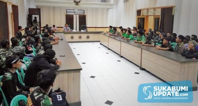 Telat Datang, GP Ansor dan Banser Ditinggal Kapolres Sukabumi