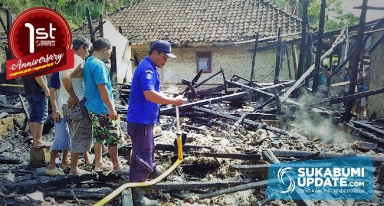 Pedagang Keliling Talagamurni Kabupaten Sukabumi Syok, Uang Rp50 Juta Terbakar