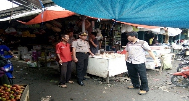 Sidak PSM Palabuhanratu Kabupaten Sukabumi, Kompol Saidina: Harga Sembako masih Normal