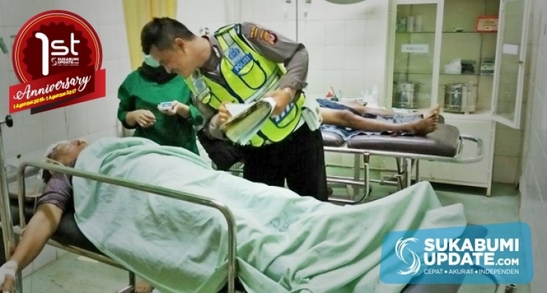 Senggol Sepeda Motor, Warga Cikembar dan Cicurug Kabupaten Sukabumi Terbaring di IGD RSUD Sekarwangi