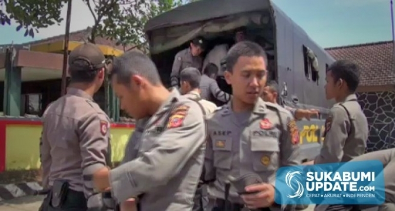 Awasi Provokator Pasca Bentrok, Polisi Kembali Diterjunkan ke Pamuruyan Kabupaten Sukabumi