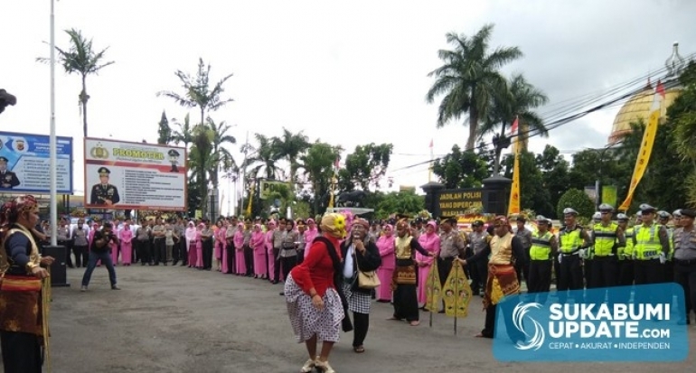 Lengser Sambut Kapolres Sukabumi Kota yang Baru