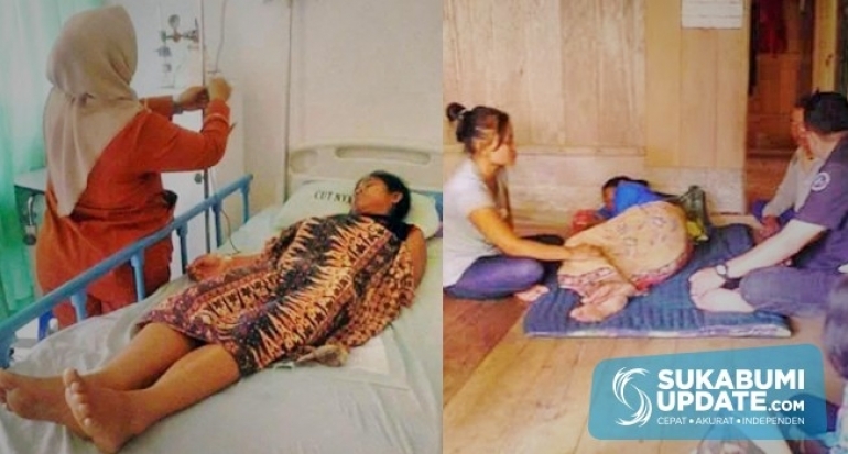 Gagal Berobat karena Tak Ada Bekal, Ilah Penderita Kanker Rahim Asal Cirengrang Kabupaten Sukabumi