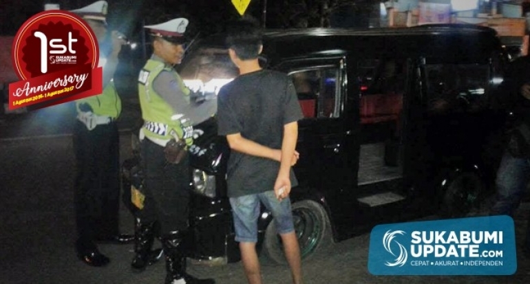 Bawa Angkot, Bocah Bawah Umur Terjaring Operasi Patuh Lodaya Polres Sukabumi Kota
