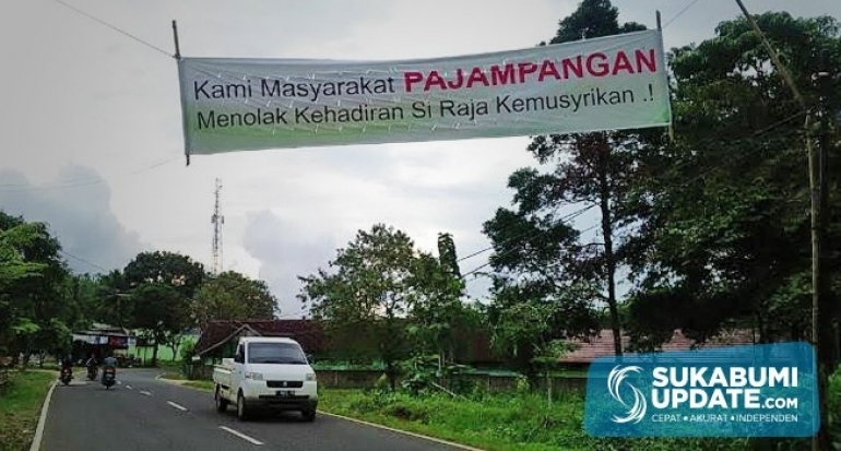 AMPG Kabupaten Sukabumi: Spanduk di Cibitung Kabupaten Sukabumi Provokatif