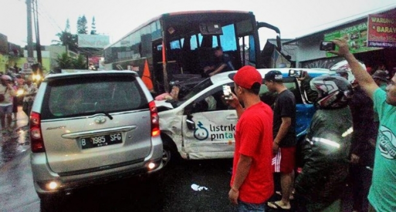 Kecelakaan Puncak, Polisi Akan Periksa Pemilik PO HS Transport