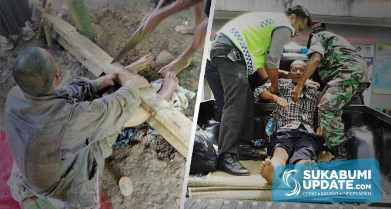 10 Tahun Dipasung, Kakek Asal Cijambe Kabupaten Sukabumi