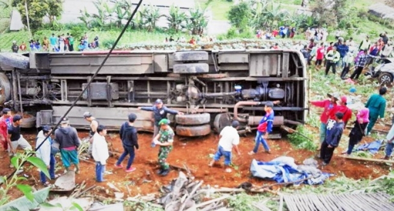 Pasca Kecelakaan Maut Ciloto, Dishub Kabupaten Sukabumi Akan Uji Laik Bus Pariwisata