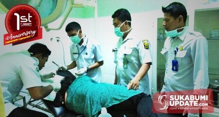 Holiah Warga Pasirkolotok Kabupaten Sukabumi Korban Rampok Terbaring di IGD