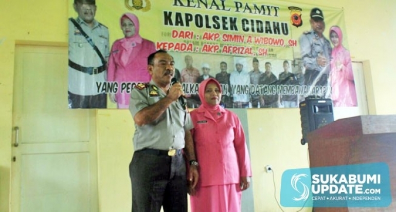 Terbawa Suasana, Mata Kapolsek Cidahu Polres Sukabumi Berkaca-kaca