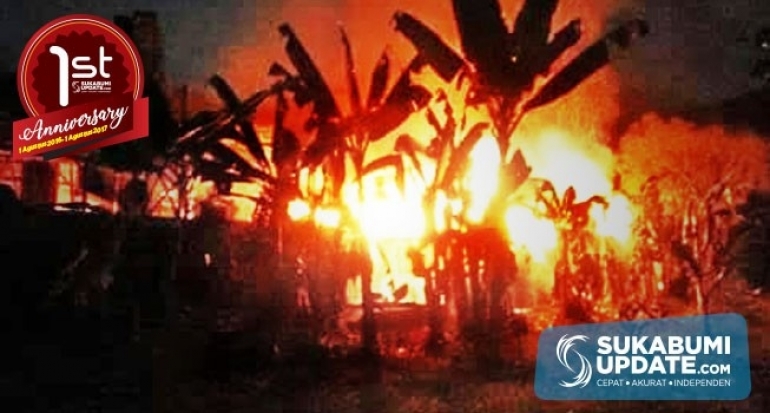 Ini yang Hangus Akibat Terbakarnya Pabrik Kayu di Cibadak Kabupaten Sukabumi