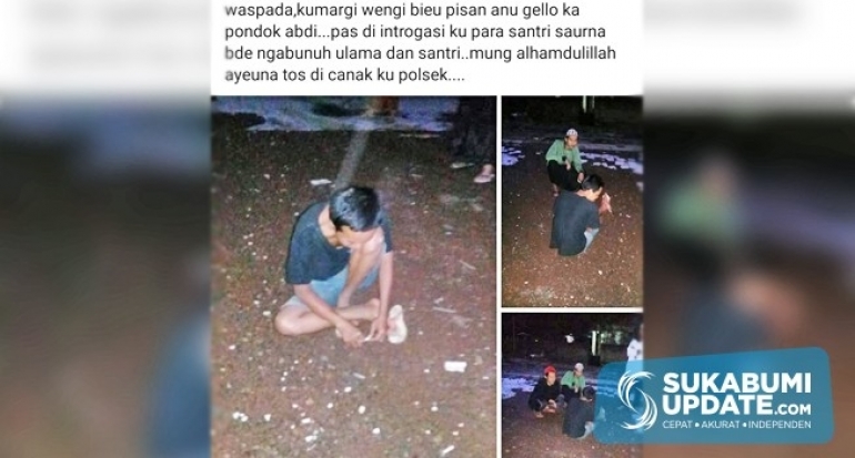 Disebut Hendak Bunuh Ulama, Begini Fakta Pria yang Diamankan di Baros Sukabumi