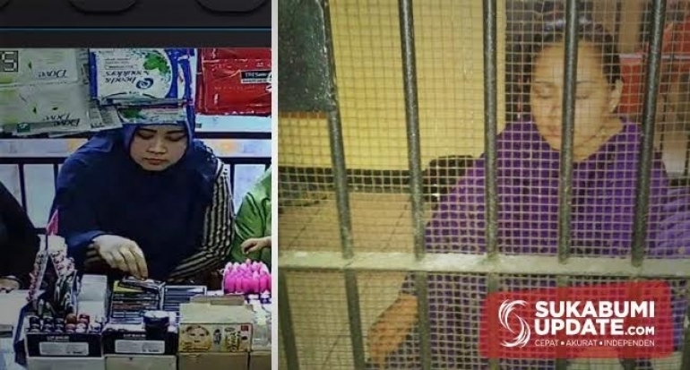 Polsek Cicurug Kabupaten Sukabumi Tangkap Copet Wanita