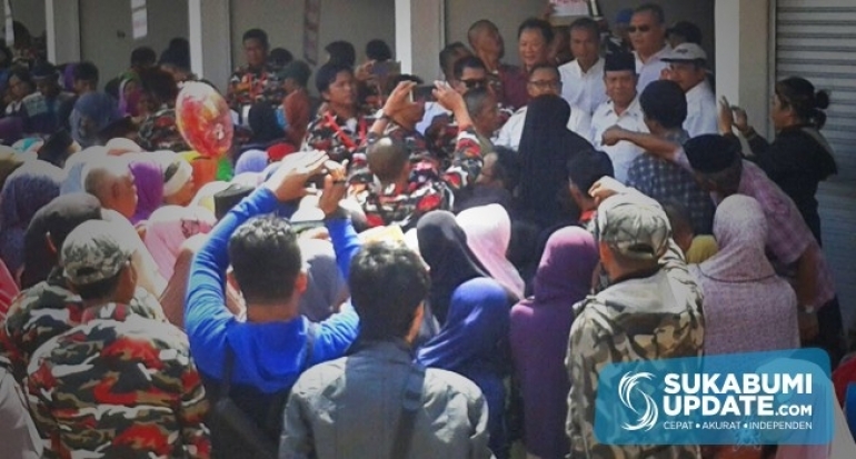 1.400 Jompo dan Yatim Padati PSM Parungkuda Kabupaten Sukabumi