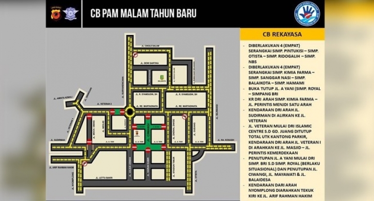 Bermalam Tahun Baru di Kota Sukabumi, Ini Rekayasa Lalu Lintasnya
